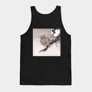 Moon and Owl by Koson Ohara Tank Top